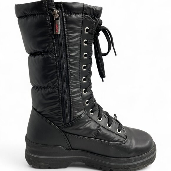 Olang Women's Black Lace Up Waterproof Insulated Winter Boots EU 38 USA 7.5 - Picture 7 of 13